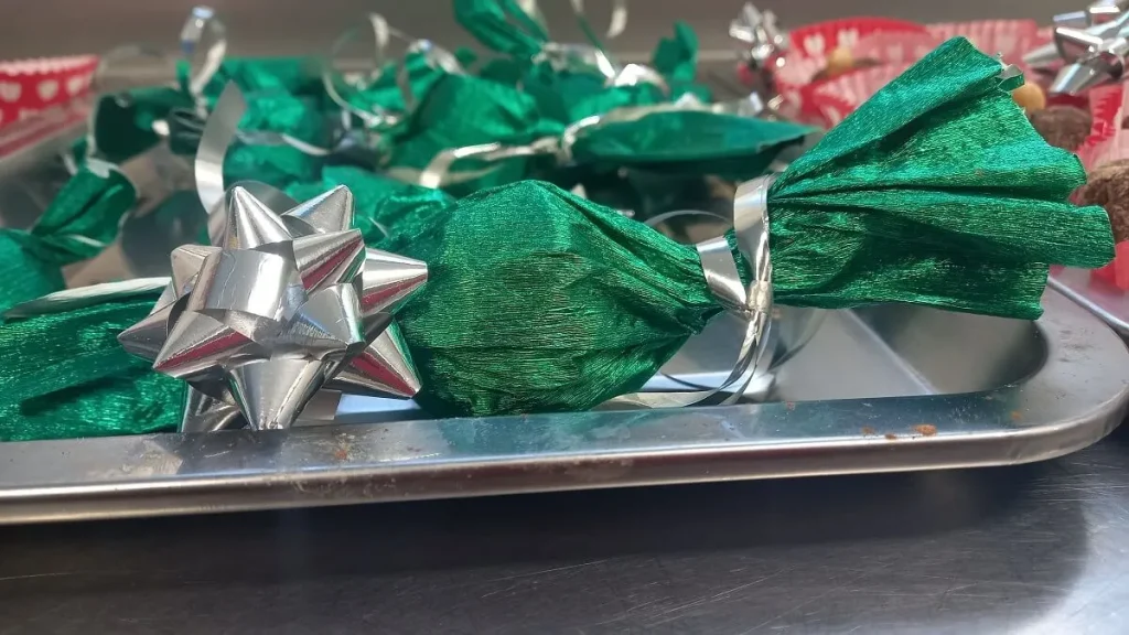 postres elaborados por los ancianos de la residencia